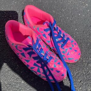 Girls’ Pink Indoor Soccer Shoes size 1
